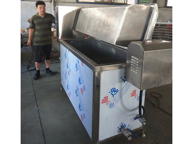 半自動，人工手動油炸機