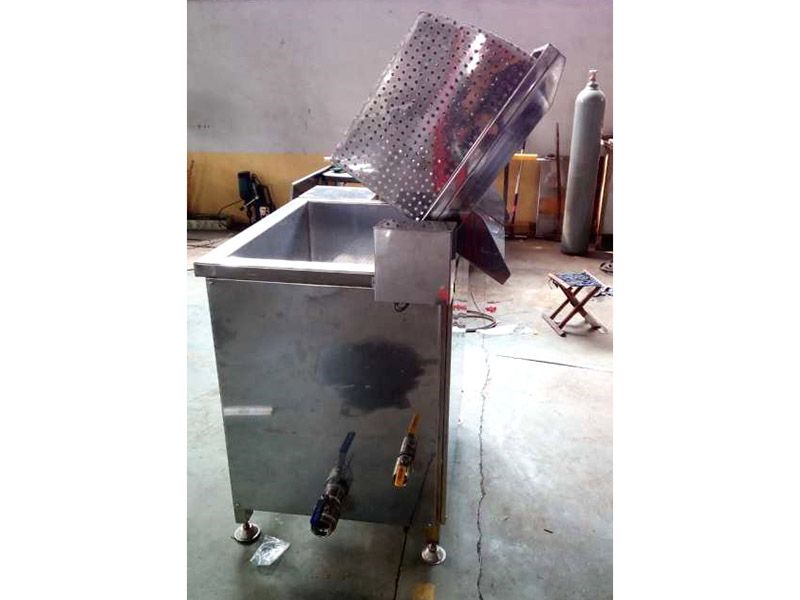 麻花半自動油炸機