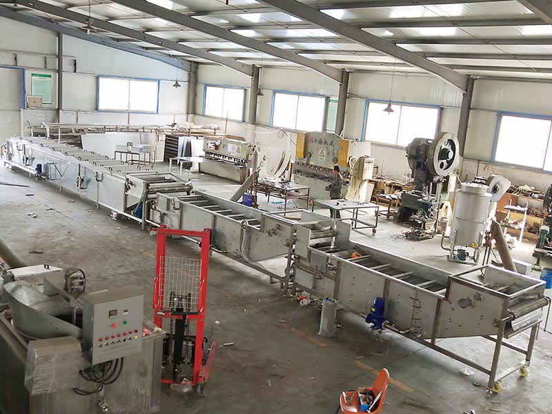 巴氏殺菌流水線加工現(xiàn)場